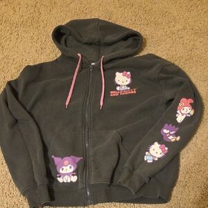 Gray Hello Kitty Hoodie